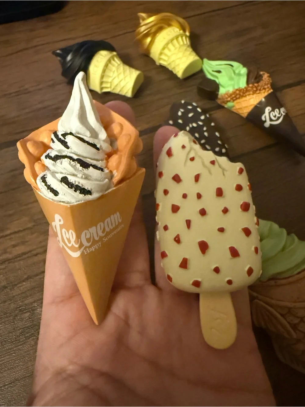 Ice Cream Novelty Kitchen Magnets - Multicolor Decorative Set
